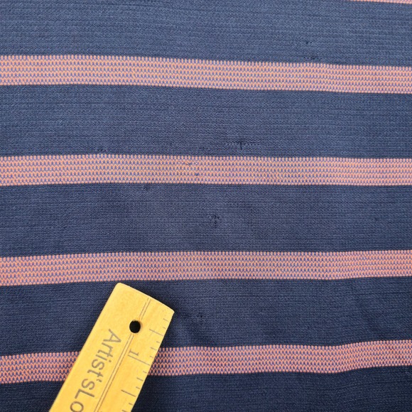 Monterey Club Polo Shirt Mens Large SRB Golf League USA Navy Pink Striped - Picture 4 of 9